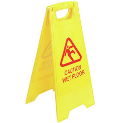 ITALPLAST SAFETY SIGN Wet Floor Yellow