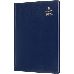 COLLINS STERLING SERIES DIARY A4 Week To Opening 1Hr Blue