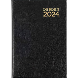 DEBDEN KYOTO DIARY Pocket A7 Day to Page Black