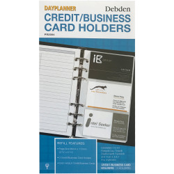 DEBDEN DAYPLANNER REFILL Business Card Holder 172x96mm
