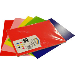 RAINBOW POSTER BOARD Double Sided A4 Asstd Pack of 10