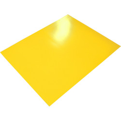 RAINBOW POSTER BOARD Double Sided 510x640mm Yellow Pack of10