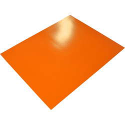 RAINBOW POSTER BOARD Double Sided 510x 640mm Orange Pack of 10