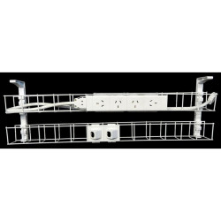 RAPID CABLE MANAGEMENT  Dual Basket 650mm 4GPO + 2Data 1.5m Interconnecting Lead