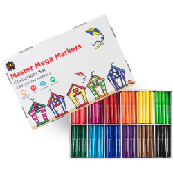 EDVANTAGE MASTER MEGO MARKERS Assorted Colours Box of 288