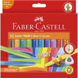 FABER-CASTELL TWIST CRAYONS Pack of 12