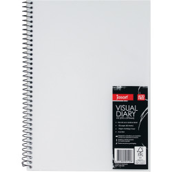 JASART WIRE BOUND VISUAL DIARY A4 Clear Cover