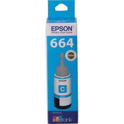 EPSON T664 ECOTANK INK BOTTLE Cyan