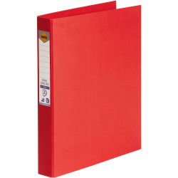 MARBIG BRIGHT PE A4 BINDER 4D Ring 25mm Red