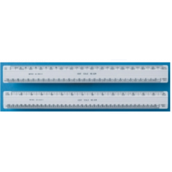 KENT RULER DOUBLE SIDED HANDSCALE 63M
