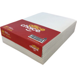 Office Choice Notepad A4 White Pack of 10