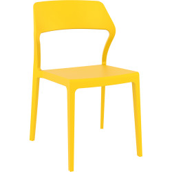 Siesta Stackable Chair Yellow without Arms