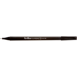 Artline Supreme 0.4mm Fineliner Pen Black BX12
