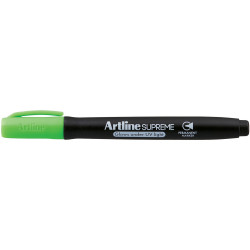 Artline Supreme Permanent Glow In The Dark Marker Green BX12