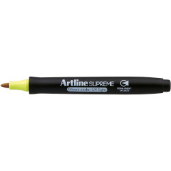 Artline Supreme Permanent Glow In The Dark Marker Yellow BX12
