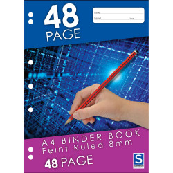 Sovereign A4 Exercise Books 8mm Ruled 48pg PACK OF 20