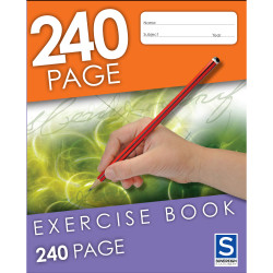 Sovereign 225x175 Exercise Books 8mm 240pg PACK OF 5
