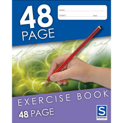 Sovereign 225x175 Exercise Books 8mm 48pg PACK OF 20