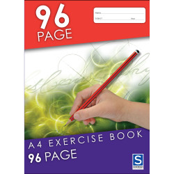 Sovereign Exercise Books A4 8mm Ruled 96pg