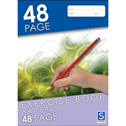 Sovereign Exercise Books A4  Year 1 Ruled 48pg PACK OF 20