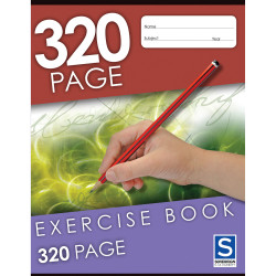Sovereign 225x175 Exercise Books 8mm Ruled 320pg PACK OF 5