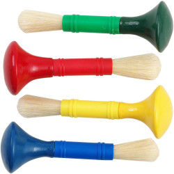 Jasart Kindy Brushes Assorted Colour Pack of 6
