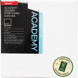 Jasart Academy Canvas 1/2 Inch 1 Thick Edge PACK OF 6