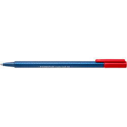 STAEDTLER TRIPLUS 437 M-2 Ballpoint Pen Red Pack of 10