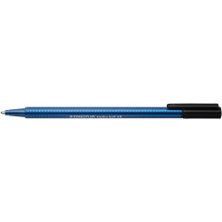 STAEDTLER TRIPLUS 437 M-9 Ballpoint Pen Black Pack of 10