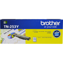 BROTHER TN-253Y YELLOW TONER Cartridge Standard Yield 1,300 Pages