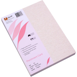 QUILL PARCHMENT CARD A4 176gsm Natural 50 Sheets