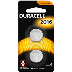 DURACELL SPECIALITY BUTTON  Battery DL2016 Lithium 2 pack