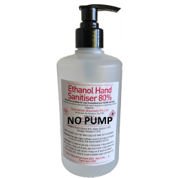 PHOS ESSENTIAL TASMANIAN MADE HAND SANITISER - 80% ethanol hand sanitiser - REFILL BOTTLE (No Pump) - 500ml  - STRICTLY WHILE STOCKS LAST