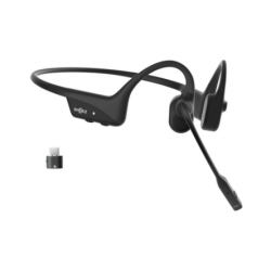 SHOKZ OpenComm 2 UC Stereo Bone Conduction Bluetooth Headset with Wireless USB-C Adapter