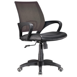DEUCE MESH BACK CHAIR With Arms Black