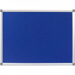 RAPIDLINE PINBOARD 1500mm W x 900mm H x 15mm T Blue