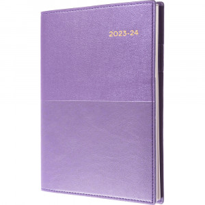 Collins Vanessa Financial Year Diary A5 Week to Opening 1 Hr Purple