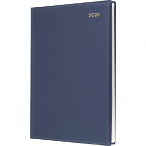 Collins Belmont Manager Diary Day To A Page 190X260mm Navy
