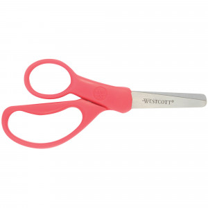 Westcott Scissor Lefty 127mm Blunt Tip Red Pack of 30