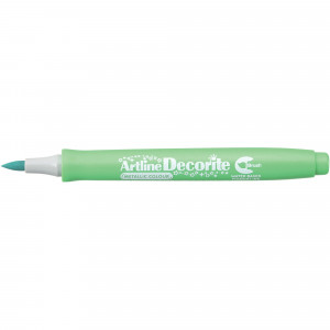 Artline Decorite Brush Markers Metallic Green Pack Of 12