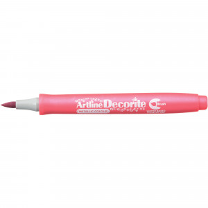 Artline Decorite Brush Markers Metallic Pink Pack Of 12