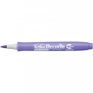 Artline Decorite Brush Markers Metallic Purple Pack Of 12