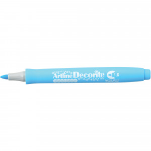 Artline Decorite Markers 1.0mm Bullet Pastel Blue Pack Of 12