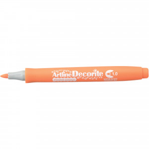 Artline Decorite Markers 1.0mm Bullet Pastel Orange Pack Of 12