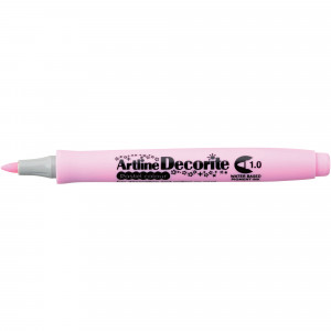 Artline Decorite Markers 1.0mm Bullet Pastel Pink Pack Of 12
