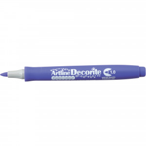 Artline Decorite Markers 1.0mm Bullet Pastel Purple Pack Of 12