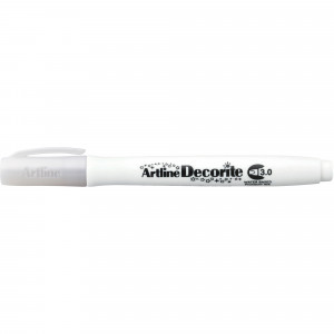 Artline Decorite Markers 3.0mm Chisel Standard White Pack Of 12