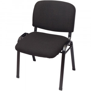 Rapid Nova Visitor Chair Black Sled base Black Seat