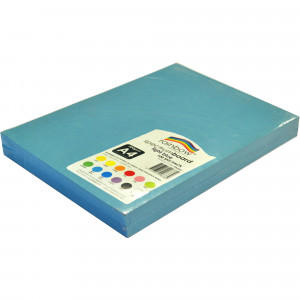 Rainbow Spectrum Board 220gms A4 100 Sheets Light Blue