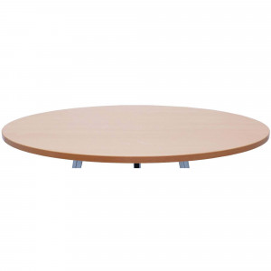 Rapidline Melamine Round Table Top Only 25mm Thick 1200mm Diameter Beech